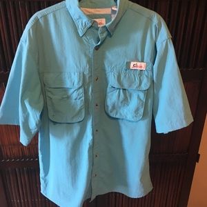 2 Columbia Style “Worldwide Sportsman” Button Down